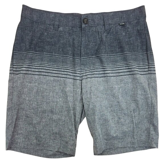 Travis Mathew Mens Gray Striped Shorts 34 - Picture 1 of 7